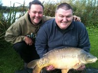 27lb carp on a carp tutorial day!